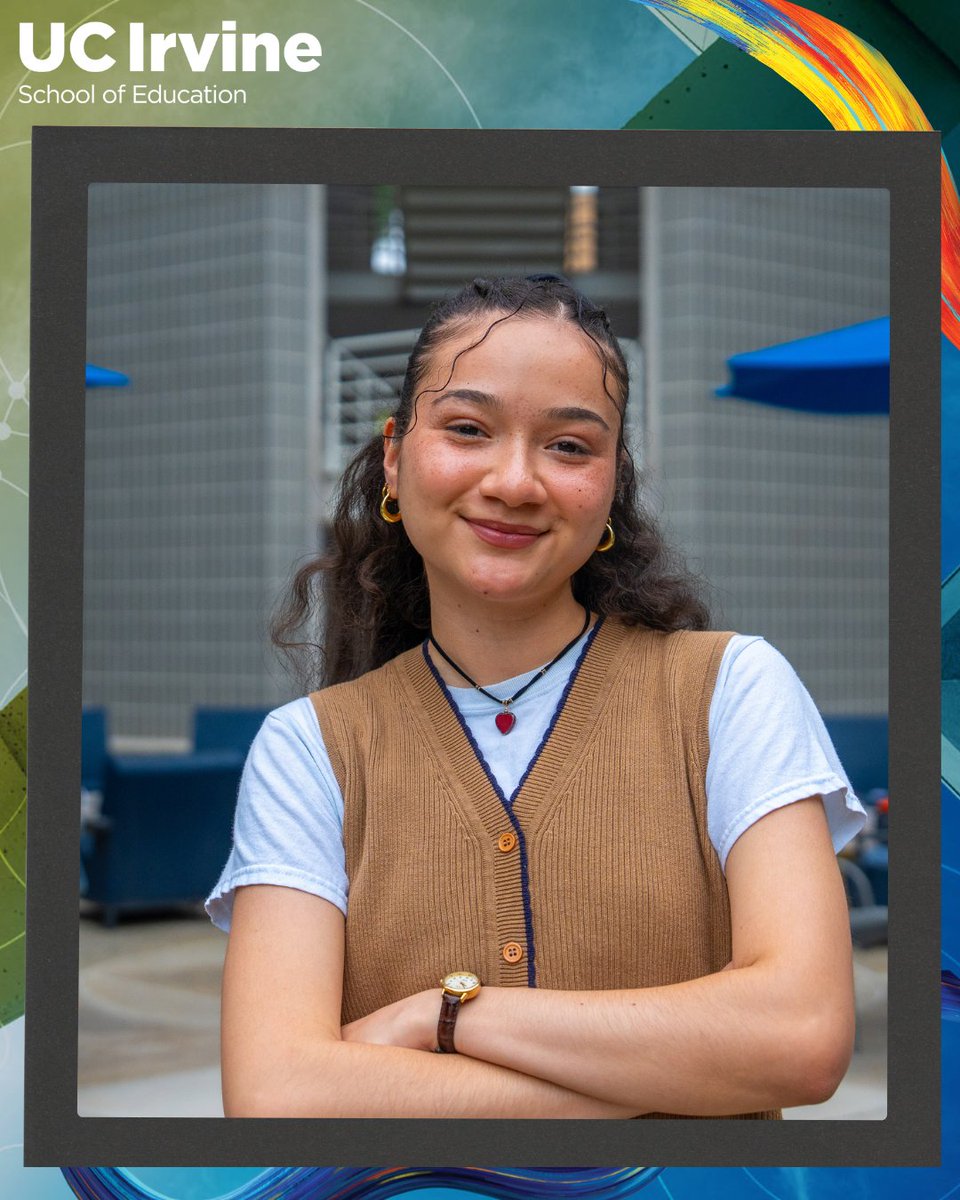 UCIEducation's tweet image. 🌟Brenda Ortiz, Class of ’25 is a SAGE Scholar and double major in Education Sciences and Sociology. The School of Education is proud to be a part of her journey! 💙💛
Hear her story in this video: bit.ly/3TVGHJt
#UCIEducation #SAGEScholars #UCIrvine #Classof2025