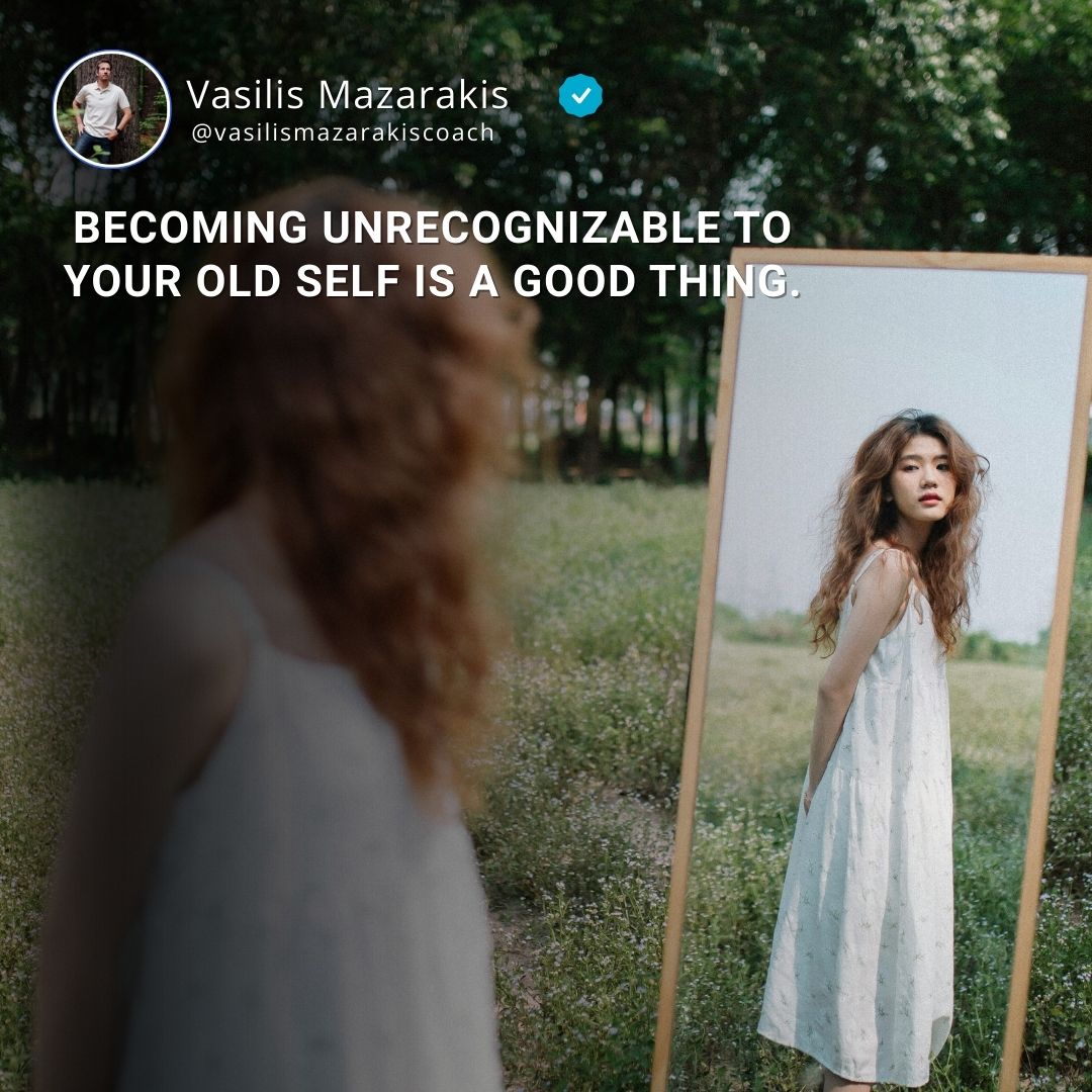 vasmazcoach's tweet image. If you’re becoming unrecognizable to your old self, good. That means you’re evolving. 🦋🔥 #TransformationInMotion #EvolveWithIntention