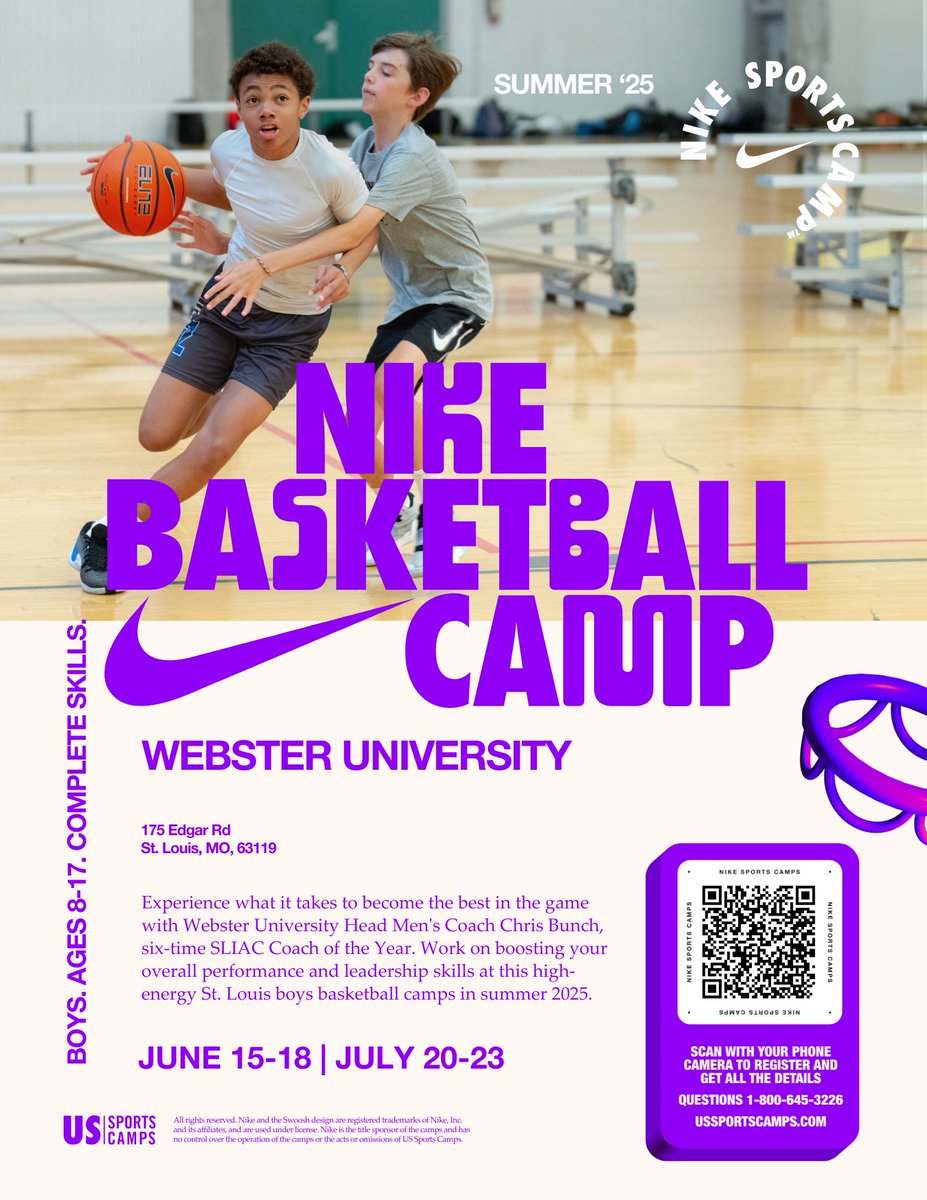 Our Nike Basketball Skills Camp is less than two away; there are still a few spots open - register now! #NikeSportsCamps #basketballcamps