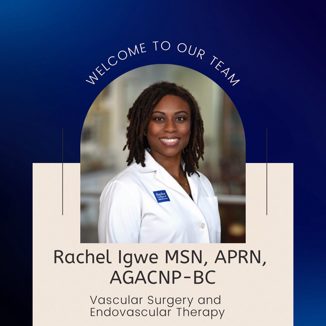 BCM Surgery Advanced Practice Providers (@bcmsurgapp) on Twitter photo Welcome to the newest recruit for the Vascular Surgery and Endovascular Therapy Team - Rachel Igwe 💙 <a href="/GustavoOderich/">Gustavo Oderich</a> <a href="/VascularMaximus/">Steven Maximus</a> <a href="/BCM_Surgery/">BCM_Surgery</a> Welcome to the newest recruit for the Vascular Surgery and Endovascular Therapy Team - Rachel Igwe 💙 <a href="/GustavoOderich/">Gustavo Oderich</a> <a href="/VascularMaximus/">Steven Maximus</a> <a href="/BCM_Surgery/">BCM_Surgery</a>