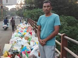 Chandra Kishore Patil from Nasik stands besides river Godavari with a whistle to stop people from throwing trash. Many behave aggressively with him but he goes on.

Whatever good happens in our cities is because of few unsung heroes.