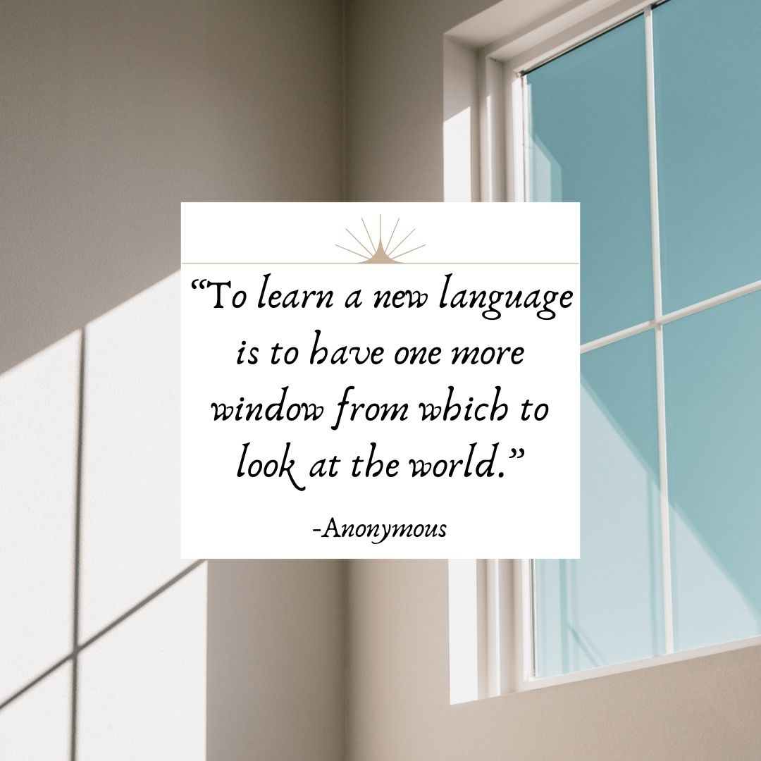 ☀️ Motivational Monday! ☀️ Being bilingual is like having two open windows to the world—double the opportunities, double the perspectives, and double the connections. Keep those windows open and let the possibilities in! 🌍✨ #BilingualEd #BilingualEducation