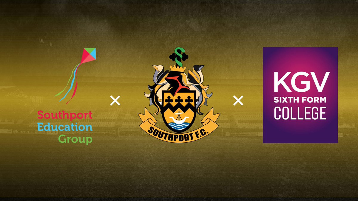 🤝 Southport Football Club is delighted to announce a new partnership with Southport Education Group that will see a significant investment in the sports facilities at KGV Sixth Form College.

As part of this collaboration, the playing fields will be completely refreshed,