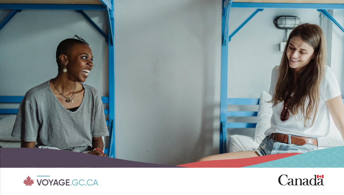 Vous allez séjourner dans une auberge de jeunesse pendant votre voyage à l’étranger? Assurez-vous que vos effets personnels et vos documents de voyage, surtout votre passeport, sont en sécurité. Obtenez des #ConseilsVoyage pour les #étudiants et les jeunes ow.ly/OjVf50WlNTB