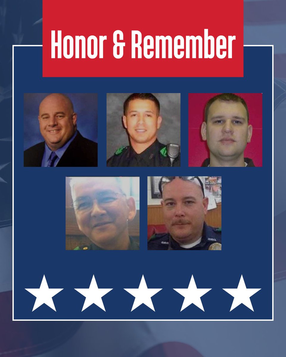 CarryTheLoad's tweet image. Today we remember the five Dallas officers who made the ultimate sacrifice during an ambush on July 7, 2016. Their courage in the line of duty and dedication to protecting their community will never be forgotten. #CarryTheLoad 💙