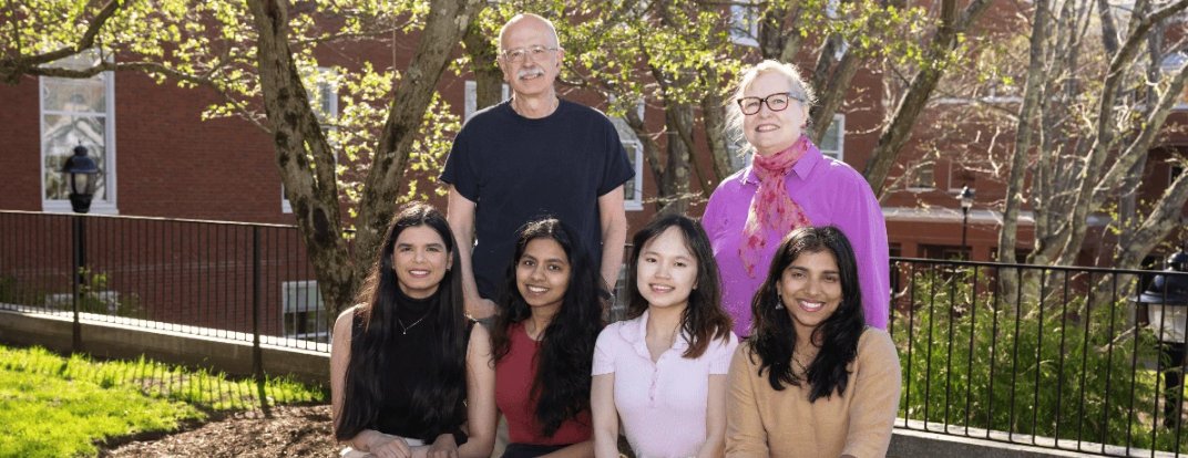 Mehek Malhotra, MSHFID ’25; Preeti Vijayakumar, MSHFID ’25; Emily Nguyen, MSHFID ’26; and Pooja Suresh, MSHFID ’26 — partnered with AfrECC to create a user-centered website that helps educate and support lifesaving care across Eastern Africa. bit.ly/43xG3rc