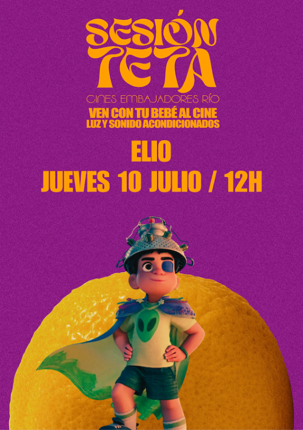 Este jueves ven con tu bebé a la SESIÓN TETA a ver el estreno "Elio" 💟

La última película de Disney puede ser la primera película de tu bebé ¡¡y su primera vez en el cine!! cinesembajadores.es/pelicula/sesio…