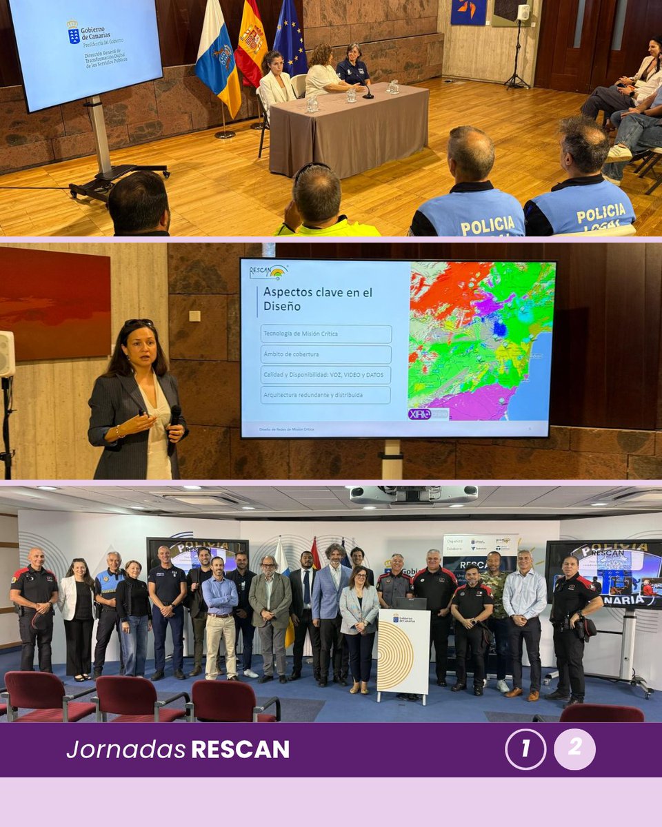 Participamos en las Jornadas #RESCAN en Tenerife y Gran Canaria, organizadas por el @GobCan, Técnicas Competitivas y <a href="/teltronic_zgz/">Teltronic</a>

Nuestra Directora Comercial, Carolina Sáez, compartió claves sobre el diseño de redes de misión crítica.

Gracias por contar con APTICA