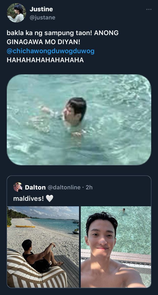 hoshoshbaby's tweet photo. a #seoksoo filo au

nahagip si luanne sa selfie ni dalton na isang sikat na influencer. ang nakakagago pa, sinadya niya 'yon kasi ang sabi niya sa mga tropa niya, may kasama siya sa maldives. https://t.co/G5KKOLtRVG