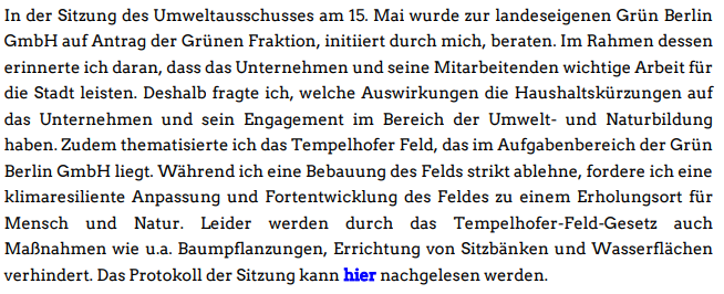 DidiDohle's tweet photo. .@DrTurgutAltug verbreitet Lügen zum Thema Tempelhofer Feld Gesetz #THFG. 
Auf Anfrage reagiert er nicht, er erzählt einfach irgendwas. 
Ihm wurde von der Fraktion ein Baum auf dem Feld geschenkt, um den er sich einen Scheiß kümmert.
Trotzdem behauptet er, Baumpflanzungen...1/2 https://t.co/LjIpqijn70