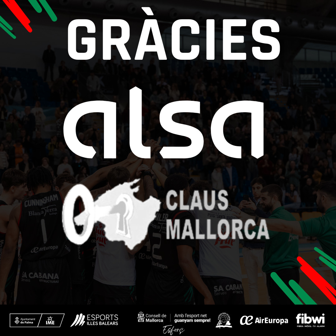 Fidels patrocinadors del nostre equip, Gràcies per el vostre suport en una temporada màgica <a href="/Alsa_autobuses/">Alsa</a> #clausdemallorca