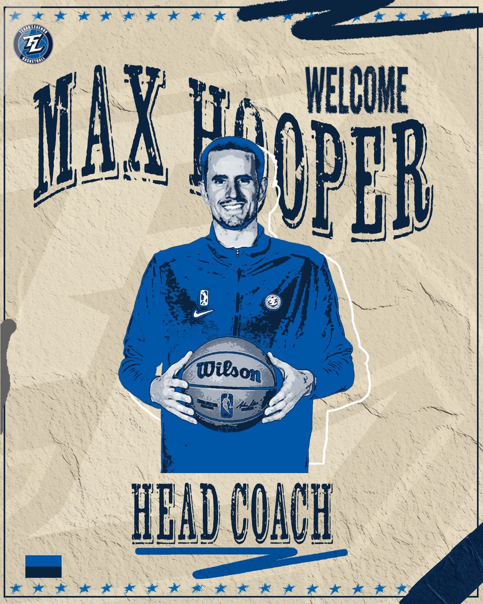 Our roster just got a cheat code. Welcome new Head Coach <a href="/maxthehooper/">Max Hooper</a>! Let’s HOOP! 🏀