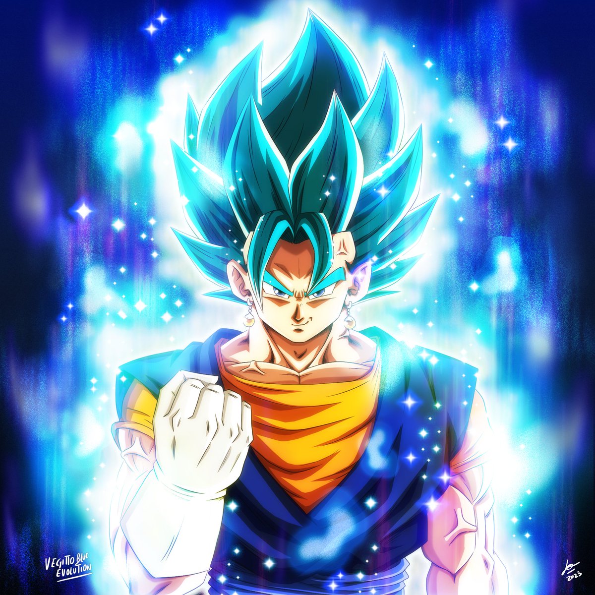 JoackoLaTorre's tweet image. Ya que #VegittoBlue esta en tendencia gracias a @dokkan_global les dejo unas versiones realizadas hace un tiempo. En este caso 2 hipoteticos #VegittoBlueEvolution y uno en #Ssjblue 
si te gusto dale 👍🏻🔁
#fanart #Digitalart #DragonBallSuper