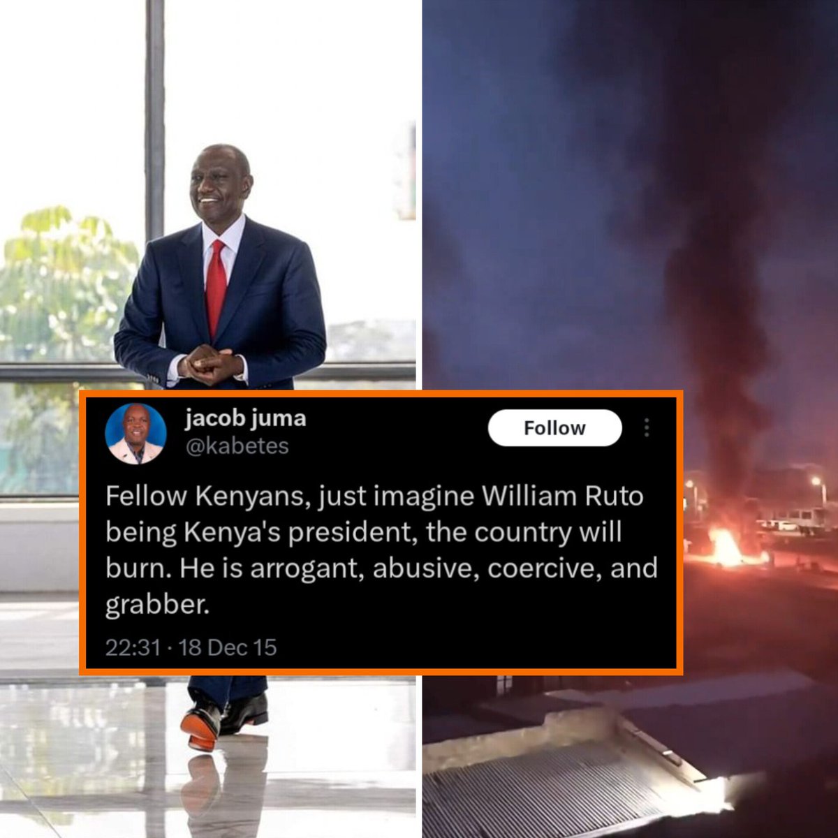 kenyasgossips's tweet image. Jacob Juma once said...