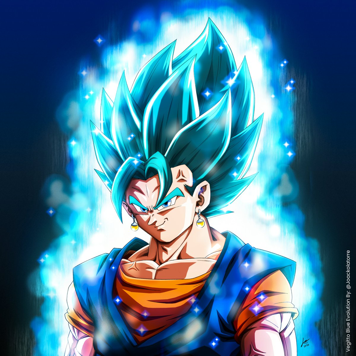 JoackoLaTorre's tweet image. Ya que #VegittoBlue esta en tendencia gracias a @dokkan_global les dejo unas versiones realizadas hace un tiempo. En este caso 2 hipoteticos #VegittoBlueEvolution y uno en #Ssjblue 
si te gusto dale 👍🏻🔁
#fanart #Digitalart #DragonBallSuper