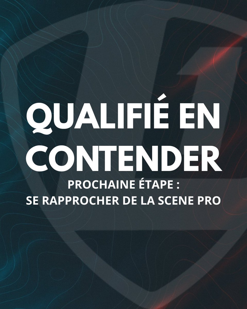 🚀 OBJECTIF ATTEINT : CONTENDER

Avec notre nouvelle line-up, nous sommes officiellement qualifiés pour évoluer en Contender.

Chaque jour, chaque round nous rapproche un peu plus du haut niveau.
Merci à tous pour votre soutien, le plus dur commence maintenant. 💪
#L1WIN