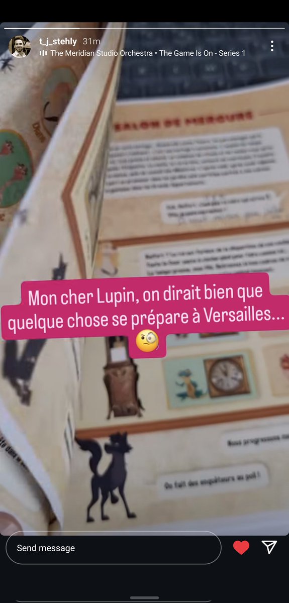 Okay more information about the new booklet that's coming out for Belfort and lupin. Turns out the book will be available for free, at the palace. You have to hit certain location and find clues, solves enigmas, etc. It's a investigation for 6-12yo kids. So anyone living in Paris
