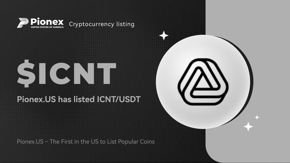 🚀 $ICNT by <a href="/ICN_Protocol/">Impossible Cloud Network</a> is live on #PionexUS🇺🇸
🤖 Trade $ICNT 24/7 with Pionex’s AI trading bots with low fees 
⬇️ Start Trading Now 
pionex.us/en-US/trade/IC…
#ICNT #Pionex #Crypto