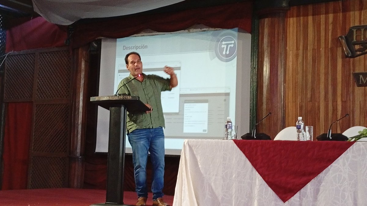 aesteveztm's tweet image. Se presenta en #Tecnociencia una herramienta para la consolidación de inventarios y de bases de datos a nivel central de Cupet.