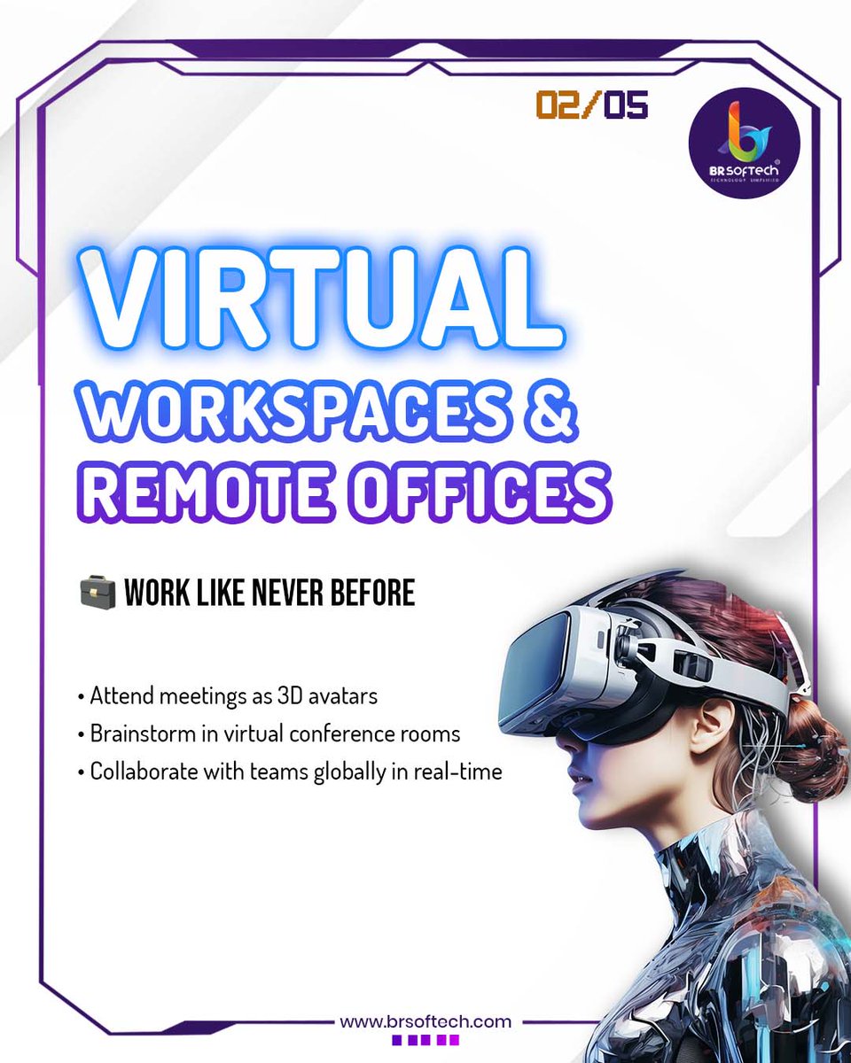 BR_Softech's tweet photo. 5 Mind-Blowing Uses of the Metaverse in 2025
.
🌐 Discover how the Metaverse is transforming our world in 2025!
.
#Metaverse2025 #VirtualReality #FutureTechnology #DigitalInnovation #ImmersiveExperience #TechTrends #VirtualWorld #MetaverseApplications #NextGenTech #BRSoftTech https://t.co/ZUhIPpVpPW