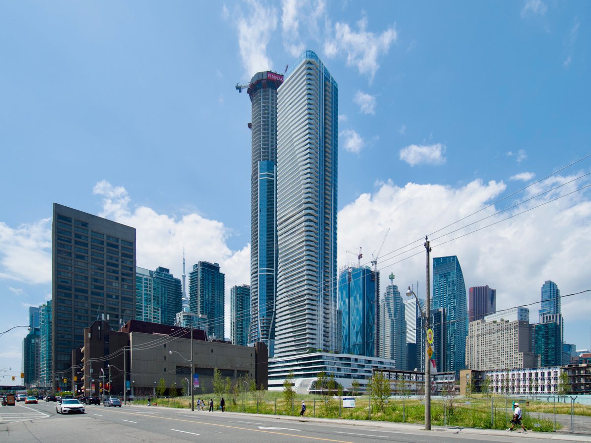 Stephen Velasco (@_stephenvelasco) on Twitter photo Construction is rapidly progressing on SkyTower, at <a href="/PinnacleINTL/">Pinnacle INTL</a> One Yonge. Designed by Hariri Pontarini Architects, the future supertall skyscraper now stands over 80 storeys on Toronto’s skyline, on its way to a record-breaking 106 storeys. Construction is rapidly progressing on SkyTower, at <a href="/PinnacleINTL/">Pinnacle INTL</a> One Yonge. Designed by Hariri Pontarini Architects, the future supertall skyscraper now stands over 80 storeys on Toronto’s skyline, on its way to a record-breaking 106 storeys.