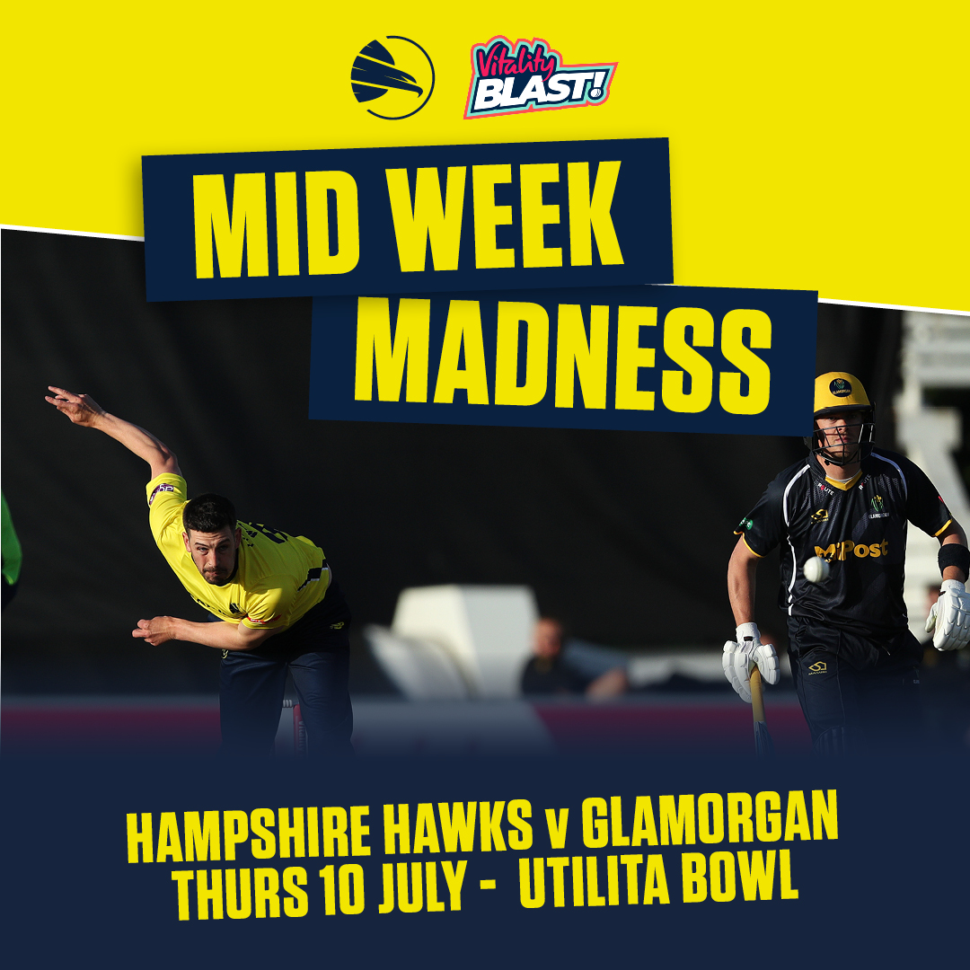 🚀 Big Blast Guide: Midweek Madness – It’s Gonna Be Supersonic 🎶
🏏 Hawks v Glamorgan | Thu 10 July | 7pm
🎤 Oasis tribute band Owaysis live after the match
🌇 Summer evening cricket + Britpop anthems
🍻 Perfect after-work social with music &amp; must-win cricket
🔥 A crucial clash