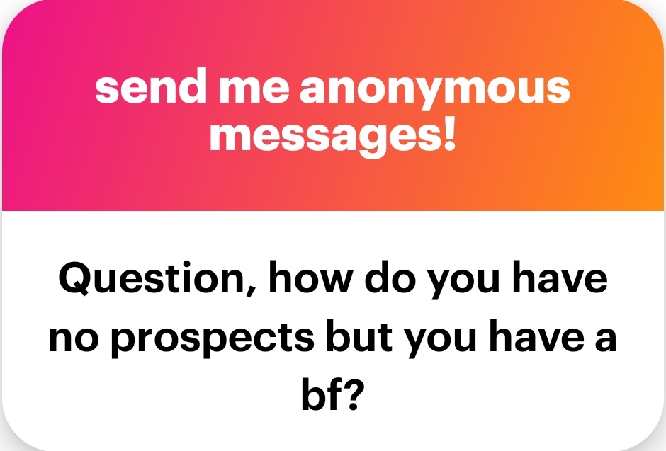 I don't quite see the correlation? I, as an individual, have no prospects, irrespective of my relationship status