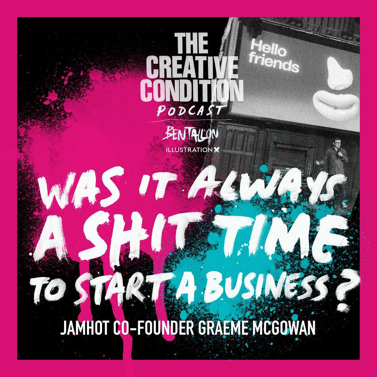 _illustrationX's tweet image. Ep 267: Jamhot co-founder Graeme McGowan on the creative industry landscape in the latest revolution
Ben Tallon's Creative Condition Podcast
Read the story: ow.ly/wSzU50Wlbe0
#WEAREILLUSTRATIONX #creativeconditionpodcast #creativity #bentallon #podcast