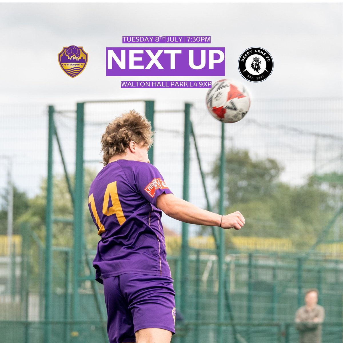 City of Liverpool FC (@cityoflpoolfc) on Twitter photo 3rd Pre-Season game, tomorrow night at Walton Hall Park, KO 7.30pm
Come along and support the Purps! 3rd Pre-Season game, tomorrow night at Walton Hall Park, KO 7.30pm
Come along and support the Purps!