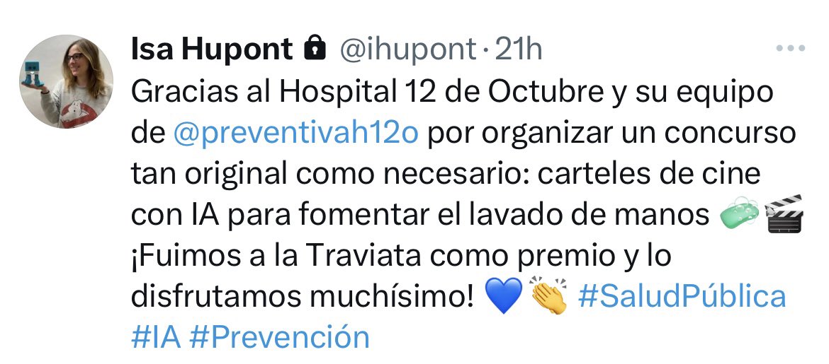 ¡Muchísimas gracias por el post y por sumaros al concurso #LavArte!
Nos emociona saber que os ha gustado tanto la obra (¡primer premio nada menos!). Gracias por compartir vuestra ilusión y creatividad con nosotros.