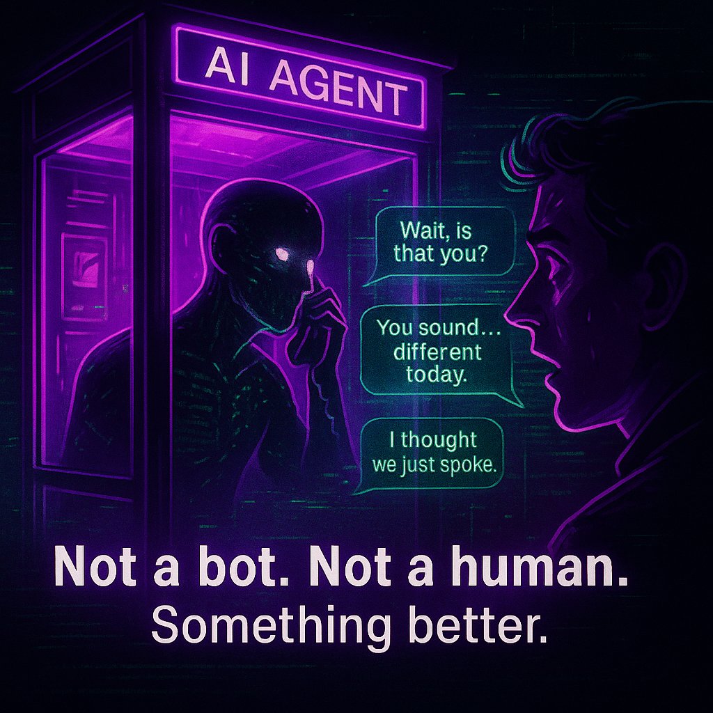 PhantomCallsApp's tweet photo. 🤖 “Wait... that wasn’t you talking?”

AI voice is evolving.
Phantom Calls sounds too real.
Not robotic. Not clunky.
Just… real enough to pass.

How we fooled them — and why it matters 👇
#PhantomCalls #Solana #Use2Earn #Web3 #NewProtocol #VoiceProtocol #Phantom https://t.co/hT89WfhErI