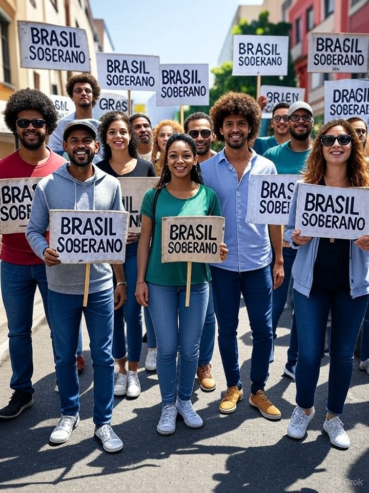 Agora é Vez do Povo. Brasil Soberano. Não vamos recuar.