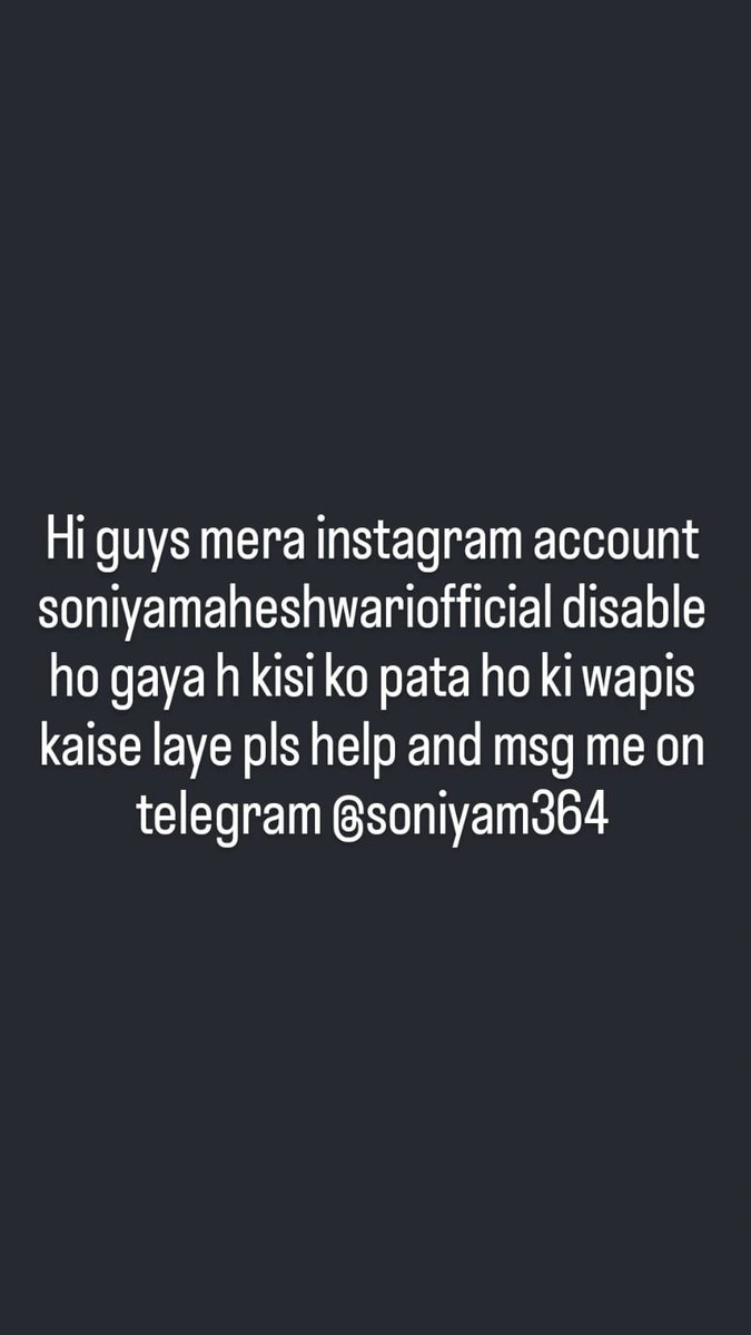 Soniya Maheshwariofficial tweet media