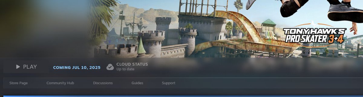 anyone who preordered the digital deluxe edition of THPS3+4 on steam have any visibility on when the game becomes available to play?  

It's still saying July 10, 2025 for me
