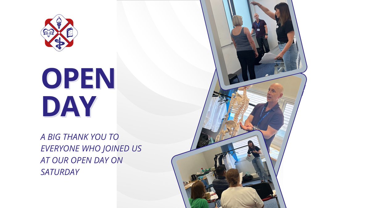 A big thank you to everyone who joined us at our Open Day on Saturday! Visitors had the chance to meet tutors, explore our Stoke-on-Trent site, and find out more about becoming an osteopath. Want to know when the next one is? Get in touch -admissions@collegeofosteopaths.ac.uk