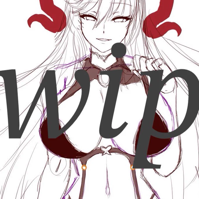 えちちなフレイヤ様描いてます