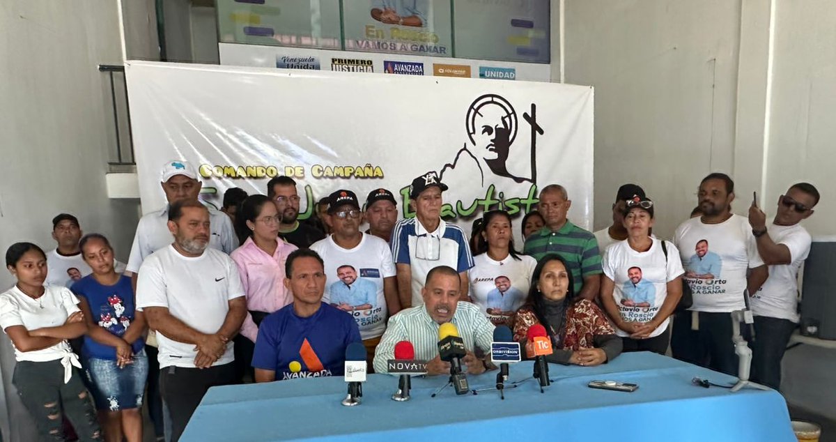 cbprogresista's tweet photo. Hoy en rueda de prensa @octavioortag acompañado de la fórmula ganadora de candidatos a Concejales, presentó su plan de gobierno para el municipio #Roscio. Transformaremos a San Juan de los Morros en una metropolis, donde sus residentes sean tratados como ciudadanos de primera. https://t.co/fq4KZj6s6e