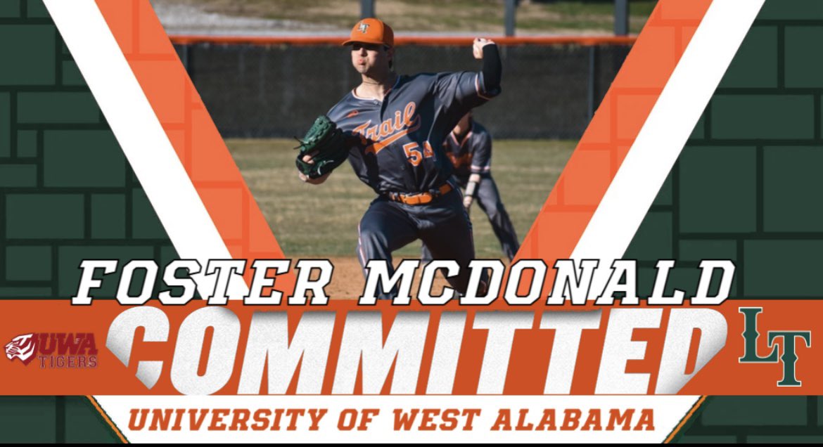 Congratulations to Foster McDonald on his commitment to the University of West Alabama!