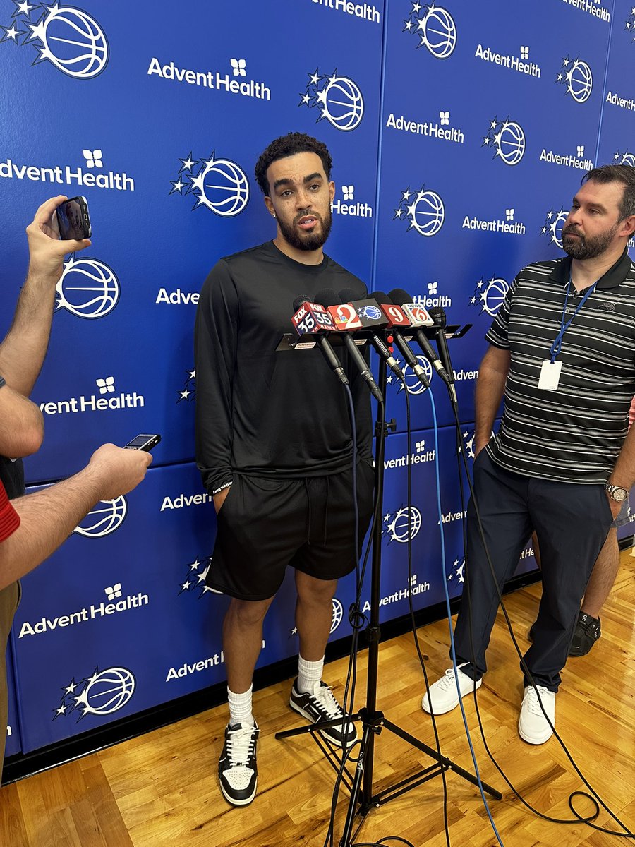 Zach Maskavich WESH (@zachmaskavich) on Twitter photo Tyus Jones is officially in the building. The newest <a href="/OrlandoMagic/">Orlando Magic</a> guard is excited to reunite with Desmond Bane and join the young talent on the Magic roster. Tyus Jones is officially in the building. The newest <a href="/OrlandoMagic/">Orlando Magic</a> guard is excited to reunite with Desmond Bane and join the young talent on the Magic roster.