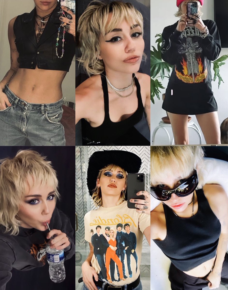 Miley Cyrus in her Plastic Hearts era
