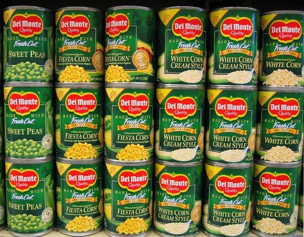 Del Monte Foods files for chapter 11 bankruptcy due to rising production costs as a result of tariffs.