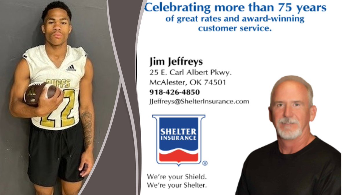 VYPE Oklahoma (@vypeok) on Twitter photo McAlester's Brandon Smith - Football Spotlight - Presented by Jim Jeffreys, Shelter Insurance
mcalesterathletics.org/2025/07/07/mca… #okpreps <a href="/McAlesterFB/">McAlester Football</a> McAlester's Brandon Smith - Football Spotlight - Presented by Jim Jeffreys, Shelter Insurance
mcalesterathletics.org/2025/07/07/mca… #okpreps <a href="/McAlesterFB/">McAlester Football</a>