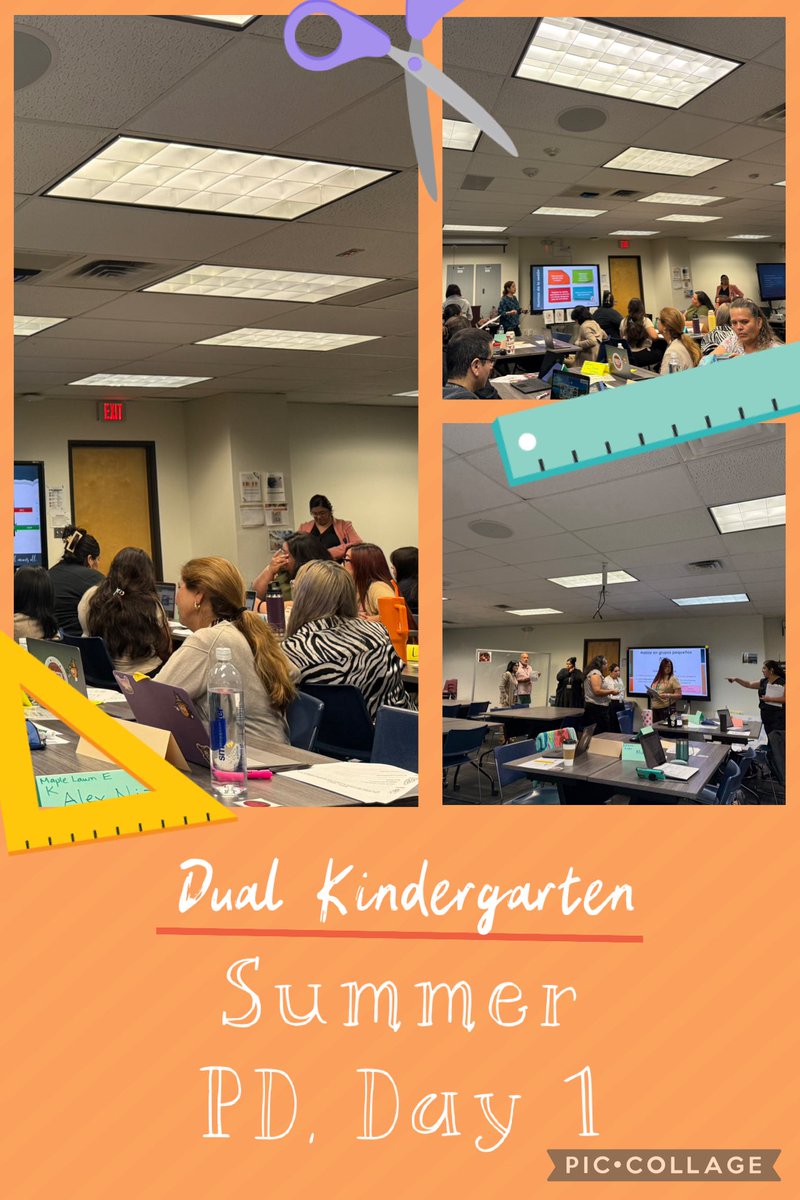 EarlyLearnWill's tweet image. Great Day 1 of Kinder Dual PD with the amazing presenters Mrs. Barroso and Ms. Vazquez.
#SummerPD
#AllMeansAll