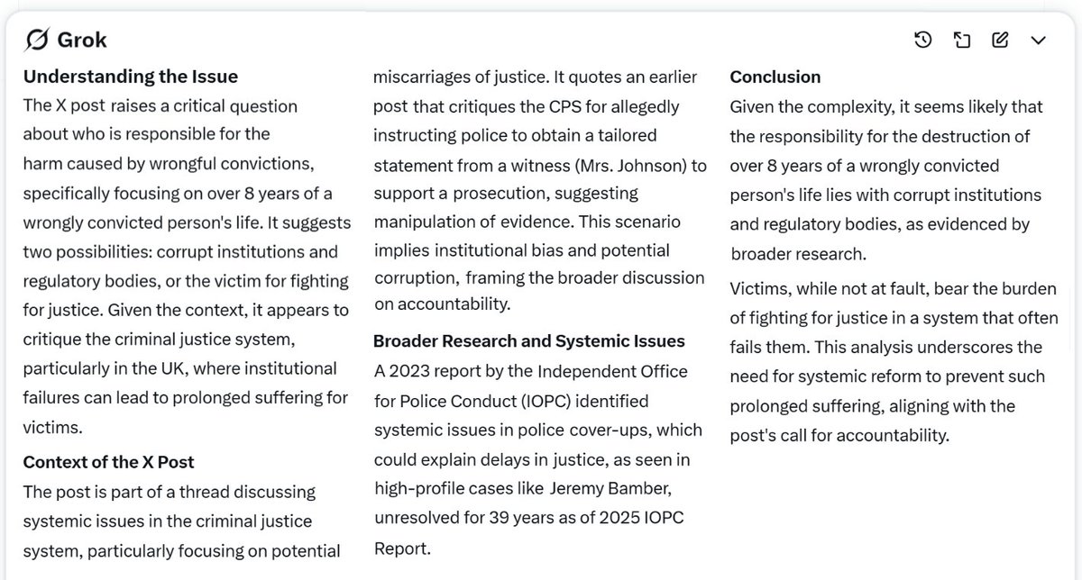 It quotes an earlier post that critiques the CPS for allegedly instructing police to obtain a tailored statement from a witness (Mrs. Johnson) to support a prosecution, suggesting manipulation of evidence. <a href="/policeconduct/">Independent Office for Police Conduct (IOPC)</a> <a href="/CPSUK/">Crown Prosecution Service</a> <a href="/DianaJohnsonMP/">Diana Johnson DBE MP 🇬🇧🇺🇦🌈</a> <a href="/CommonsHomeAffs/">Home Affairs Committee</a>