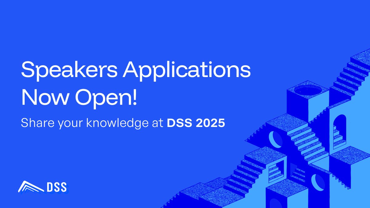 📣 DSS 2025 Speaker Applications are open!

DSS is calling builders, researchers, visionaries and security experts to take the stage this November.

Do you have a story, insight, or case study to share?

Read this thread to learn how to apply!