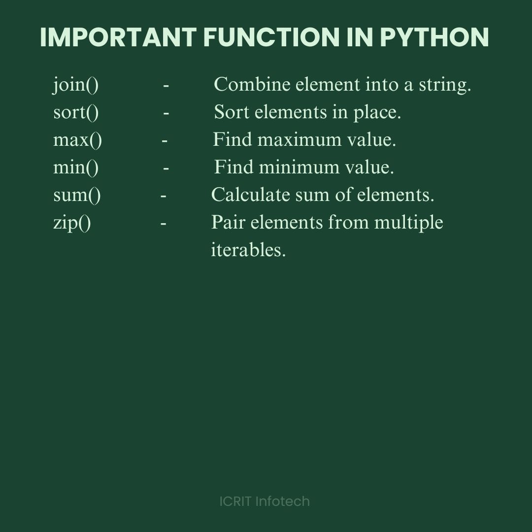 icrit_infotech's tweet image. #pythoninterview #pythonlearning