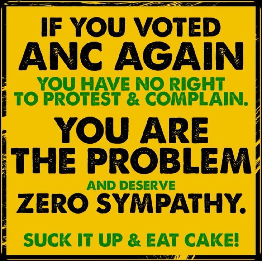 Hluphizwe Jnr 🍺🤴🏽 Masinga (@therealsmomoh) on Twitter photo <a href="/MbalulaFikile/">ANC SECRETARY GENERAL | Fikile Mbalula</a> People who voted for you and your ANC deserve no sympathy <a href="/MbalulaFikile/">ANC SECRETARY GENERAL | Fikile Mbalula</a> People who voted for you and your ANC deserve no sympathy