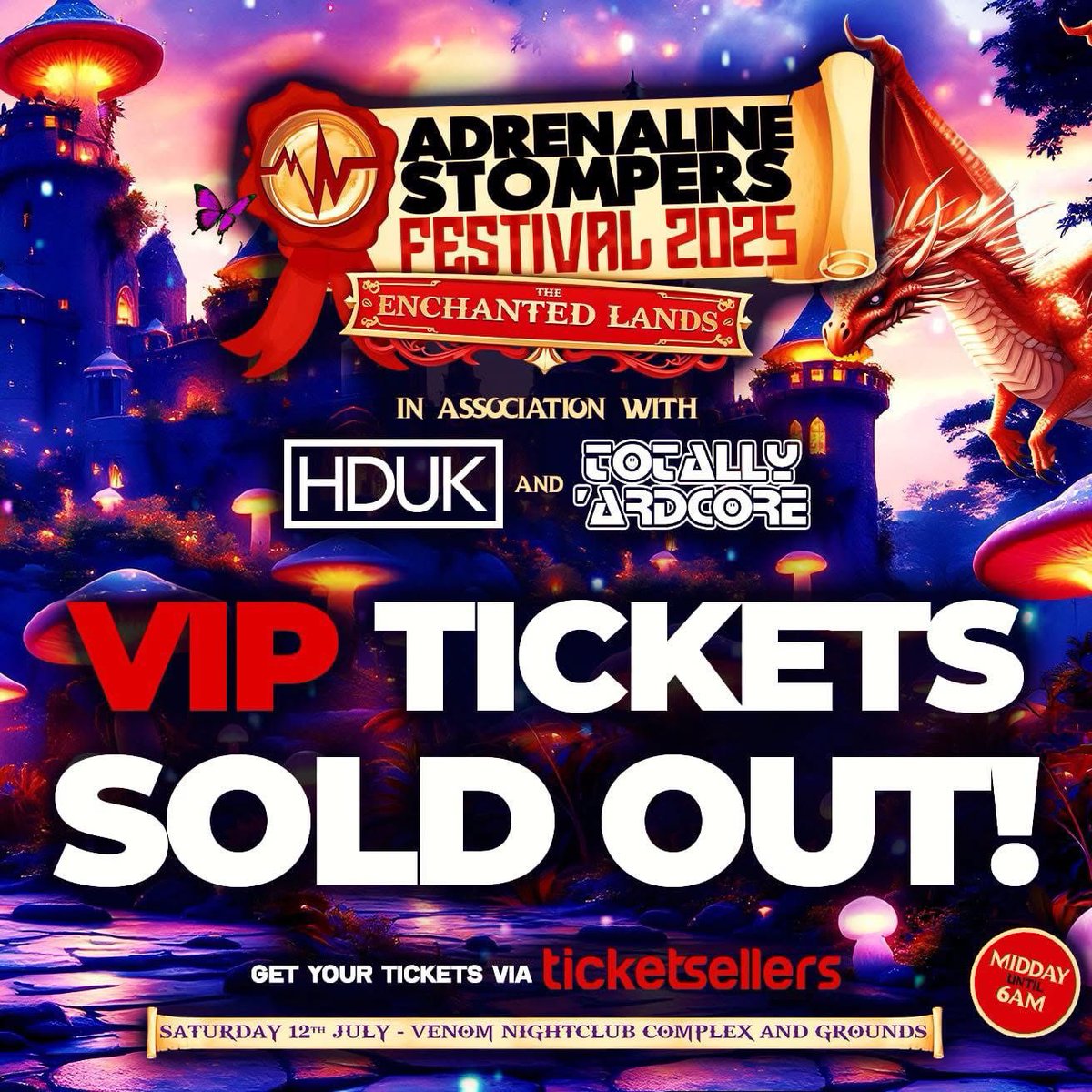 Excited for our old skool set that only VIP ticket holders will get to experience! 🙌