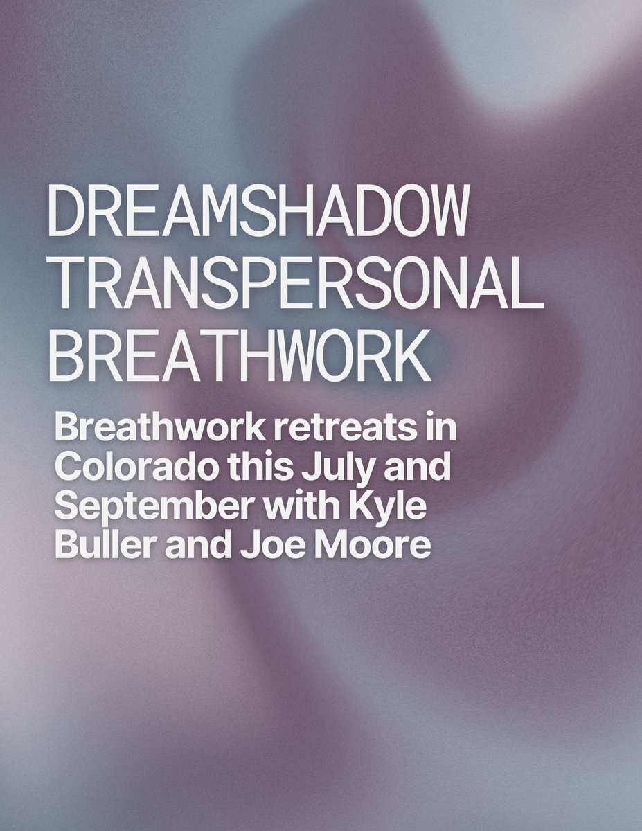 PsydelicsToday's tweet image. Want to dive deep into your psyche in the Colorado mountains? 🌄
Join us in Breckenridge for an upcoming Dreamshadow Transpersonal Breathwork retreat. Multiple dates available.
🌬️ Deep breathwork
🌀 Safe altered states
✨ Real transformation
👉 psychedelicstoday.com/events/
