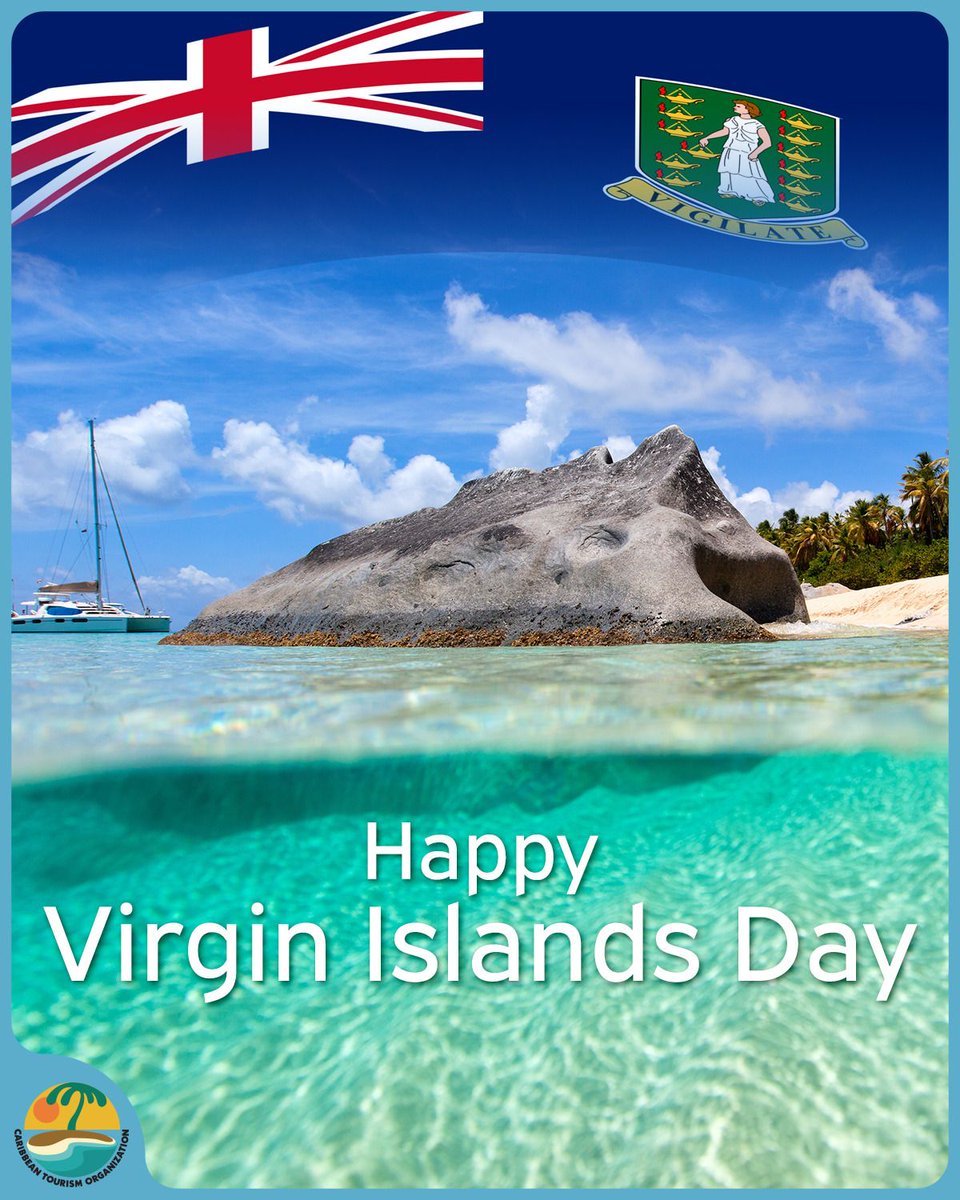 Happy Virgin Islands Day to our family in the British Virgin Islands! 🇻🇬 Today we honor the proud history, rich culture and vibrant spirit that continue to shape this remarkable Caribbean destination. #VirginIslandsDay #OneCaribbean